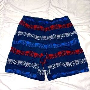 Big Kid Boys Large Columbia PFG Swim Trunks USA 🇺🇸 Fish 🐟 Mesh Lined